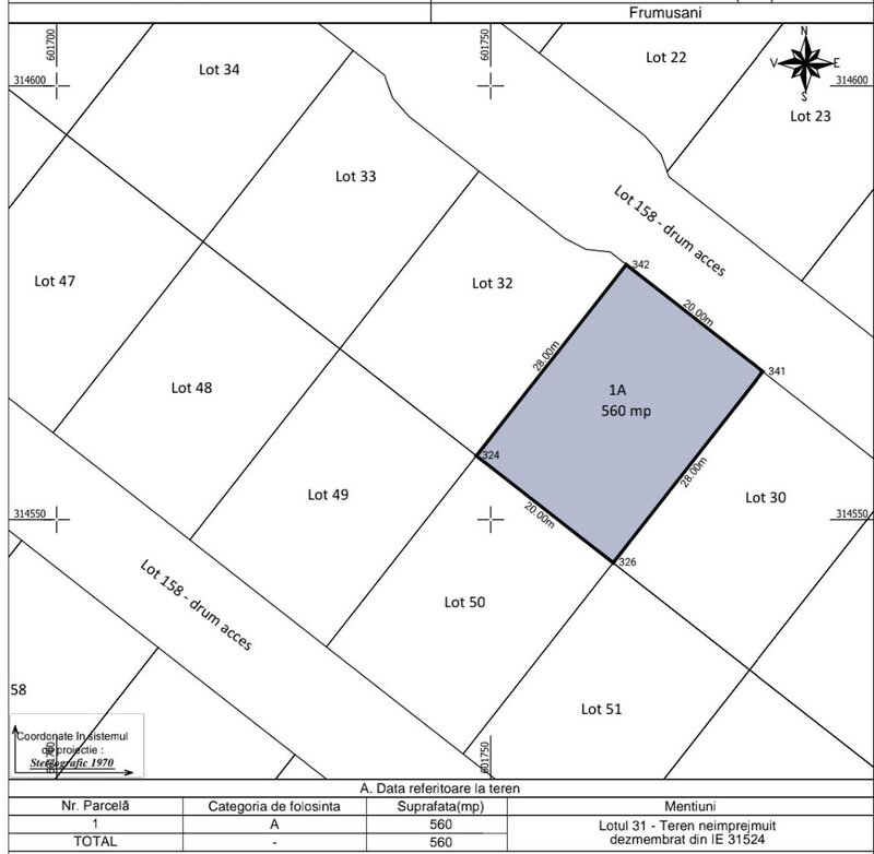 Frumusani  0% comision Loturi casa Frumusani 15 min. Bucuresti Gaz +curent
