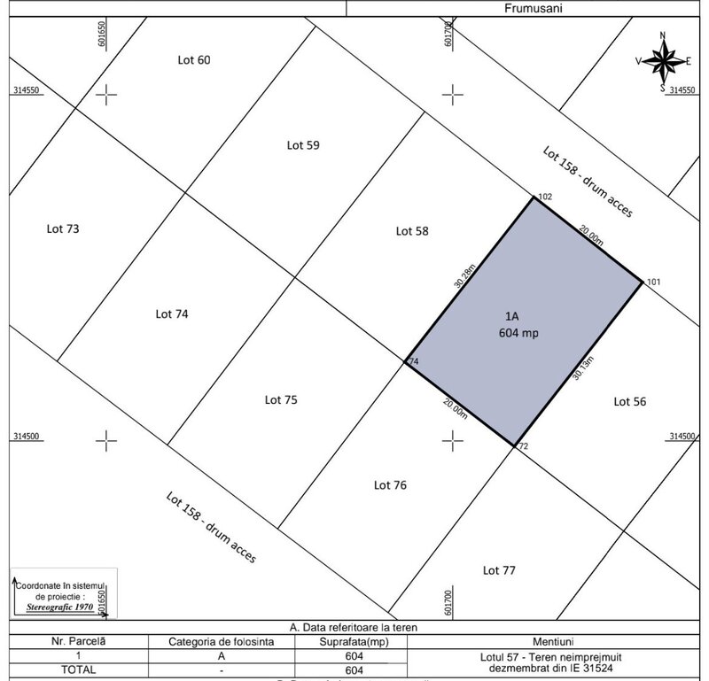 Frumusani  0% comision Loturi casa Frumusani 15 min. Bucuresti Gaz +curent
